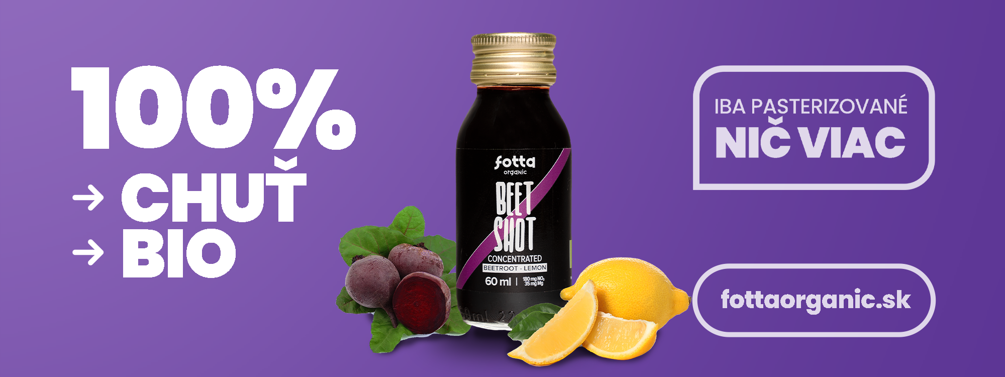 Bio shot z červenej repy 60ml