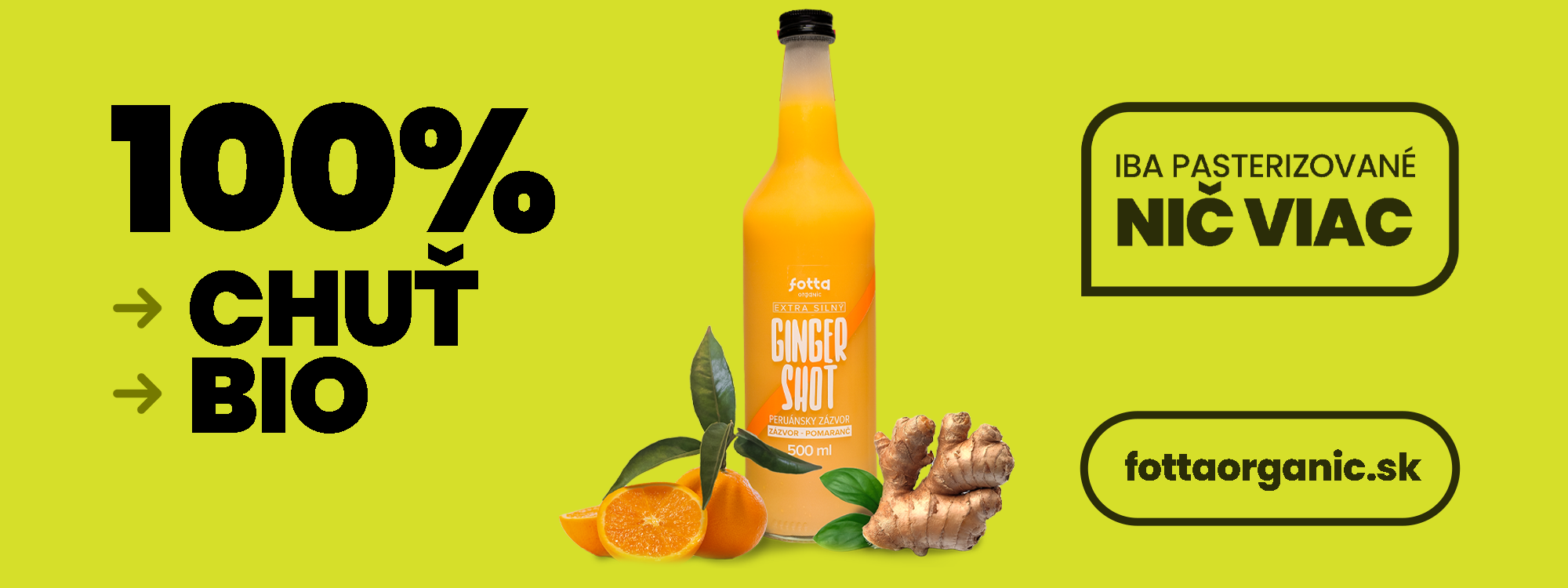 Gingershot – pomaranč 500ml